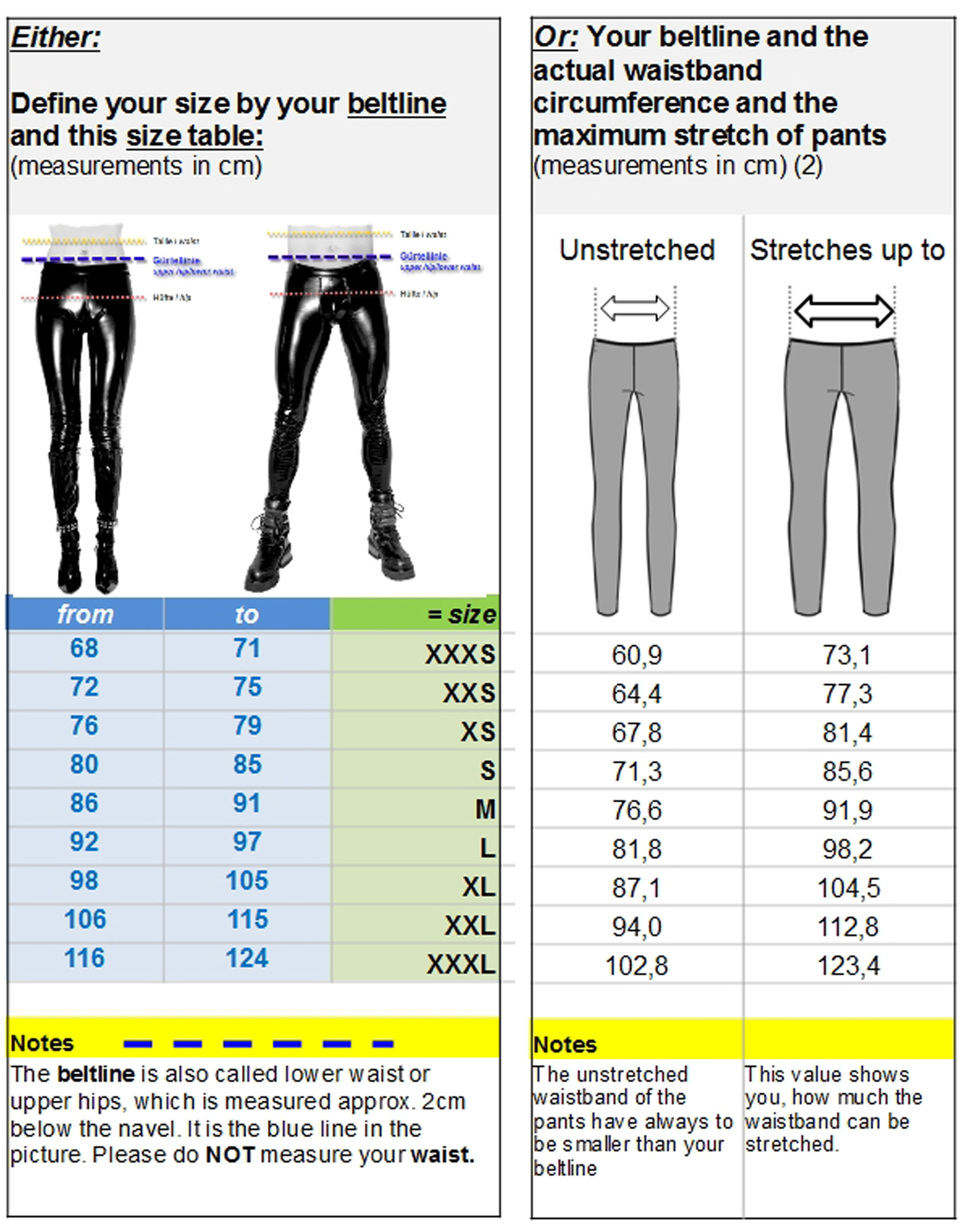 SLINKYSTYLEZ TurnDown Leggings HL2A-E16 - CrystalLac Z360-SPZ650 BLAC,  79,00 €
